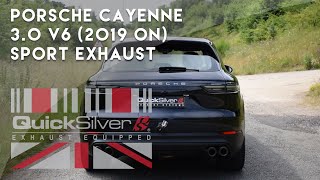 2019 Porsche Cayenne with QuickSilver Sound Architect Exhaust