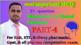 Biochemistry & Clinical Pathology D Pharma 2nd Year Important Question || Biochemistry Imp. Question