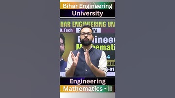 Engineering Mathematics-II | 2nd Semester | Live Classes | Bihar Engineering University #beu #btech