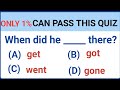 Mixed Grammar Test✍️ Can You Pass This Test?