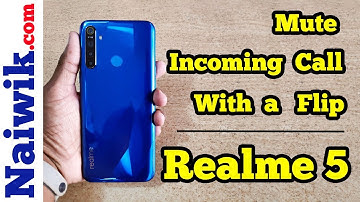 Mute Incoming call in Realme 5 & Realme 5 Pro