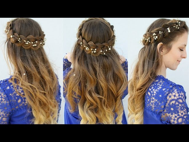 How To: Crown Braid (SHORTER HAIR VERSION) by SweetHearts Hair - YouTube