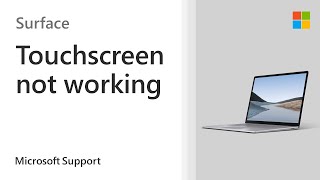 Surface touchscreen not working | Microsoft