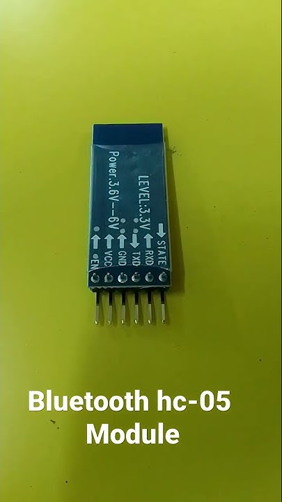 how to use Bluetooth module with Arduino | Bluetooth module - YouTube