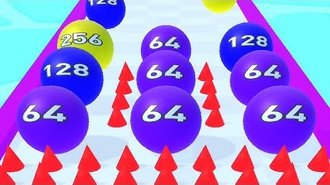 Color balls 3d 2048 Game ! Gameplay Walkthrough - Episode 2 - All Levels - Tutorial, Diamond Ball