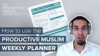 [Free Worksheet] Productive Muslim Weekly Planner