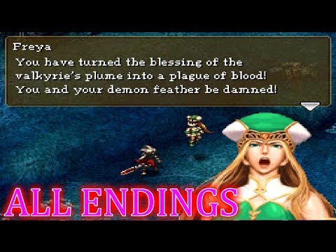 Valkyrie Profile Covenant of the Plume ALL ENDINGS