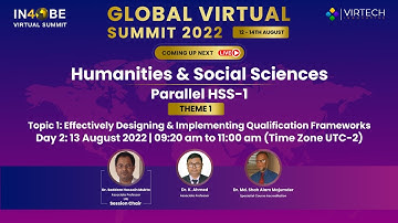 Parallel Sessions Theme 1 Topic 1: Effectively Designing and Implementing Qualification Frameworks