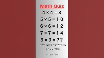 Math Quiz|| Math puzzle || How to solve || #shorts #shortvideo #mathquiz #mathpuzzle #viralvideo