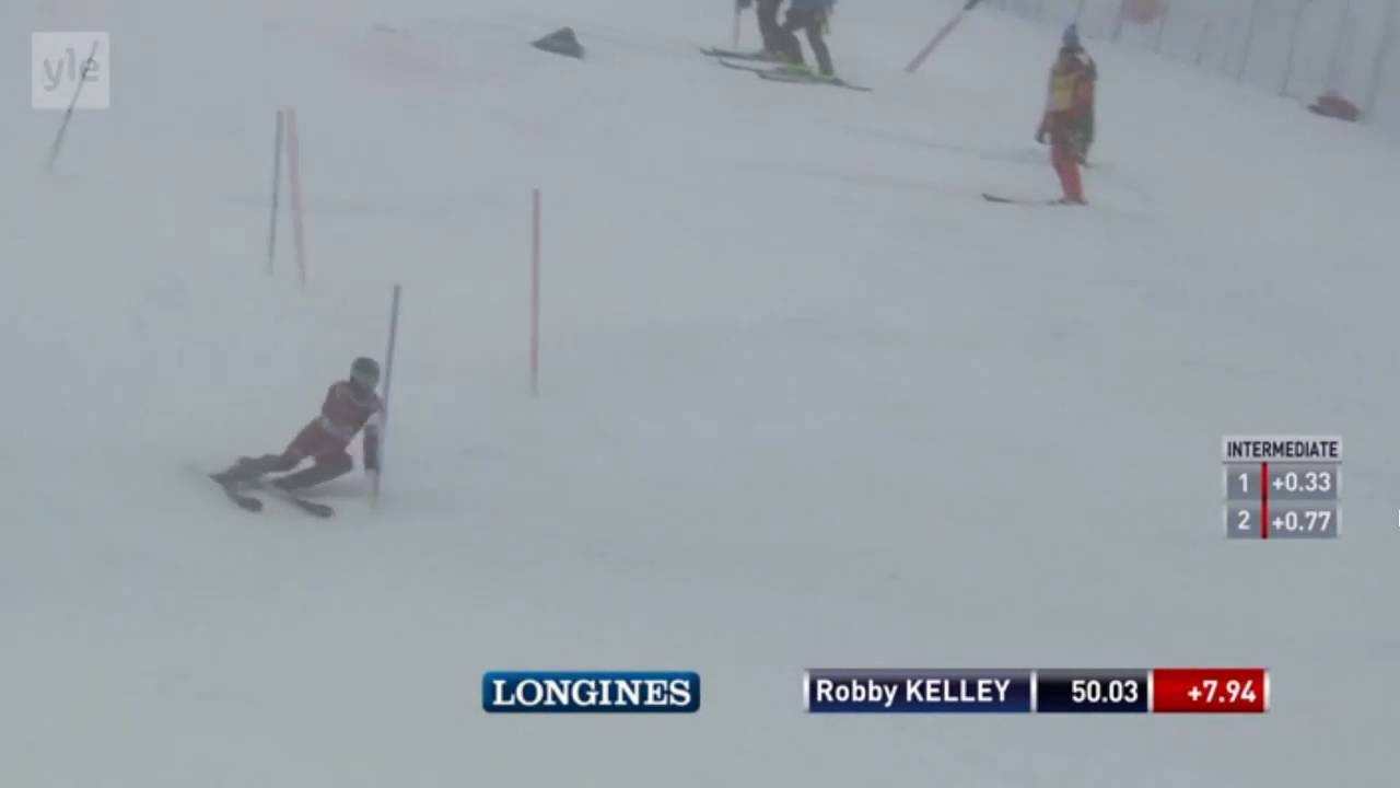 Robby Kelley Run 1 2016 Levi World Cup Slalom