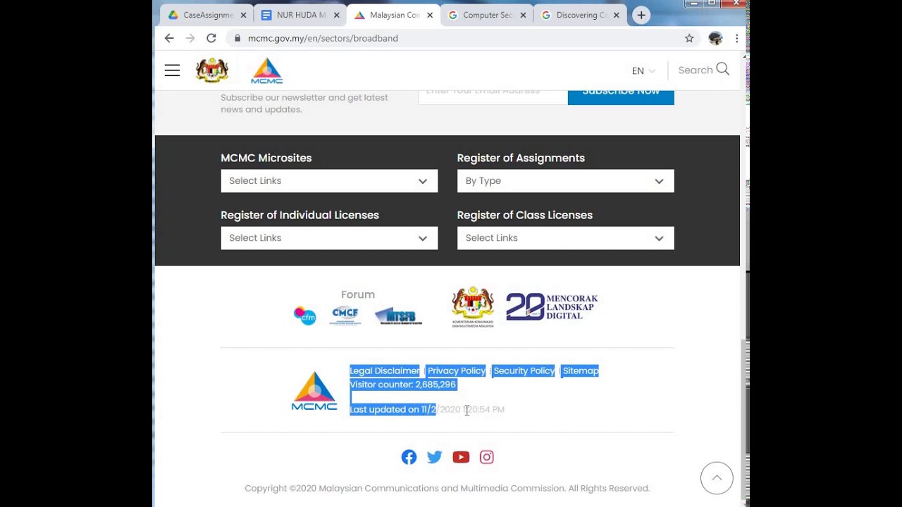 Assignment - Add Citation Google Docs (website)
