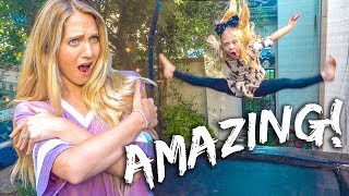 Ultimate Family Trampoline Gymnastics Competition!!!