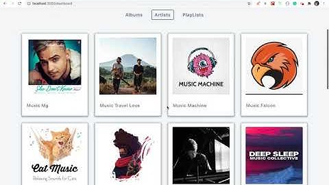 Spotify Music Search App Demo