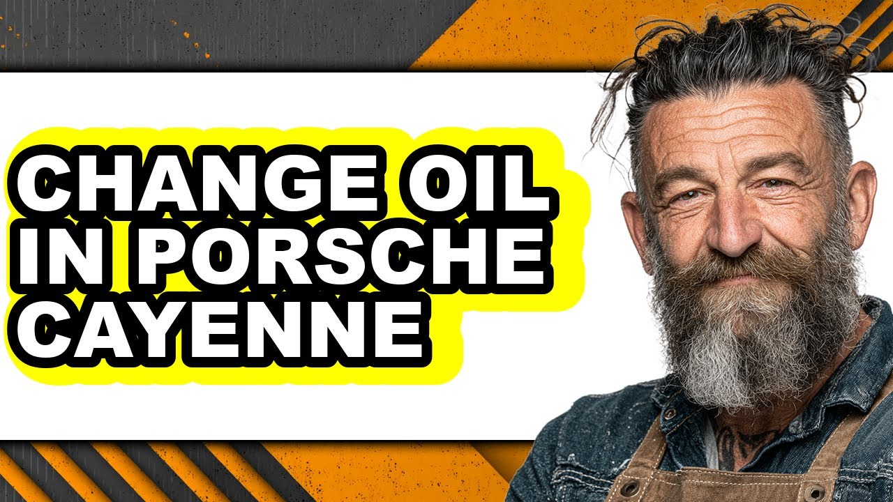 How To Change Oil In Porsche Cayenne - Easy Guide - YouTube