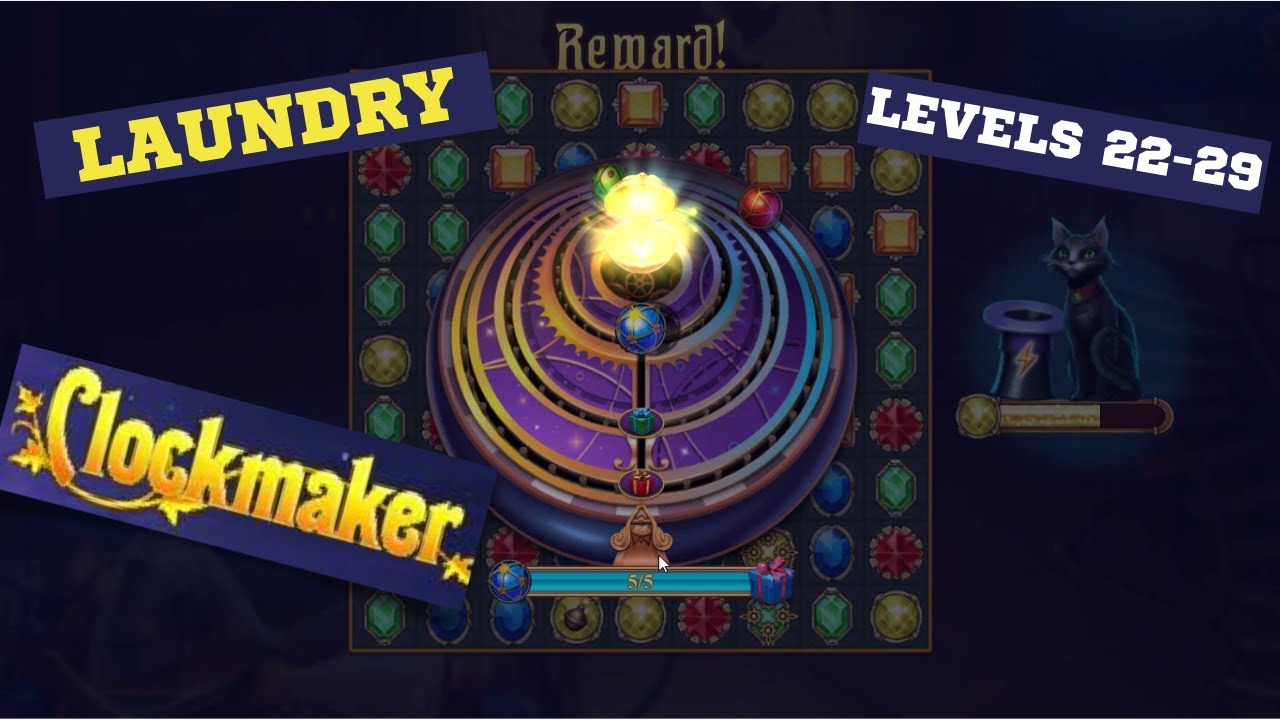 How to play Clockmaker Laundry levels 22-29 - YouTube