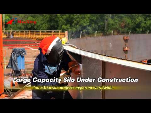 Large Capacity Industrial Silo Construction | Global Bulk Storage Projects by MANXING