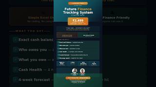 Future Finance Tracking System — Starter Pack Demo | Know Your Cash Health in 2 Minutes