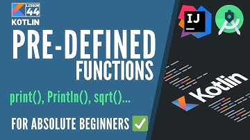 44 Predefined or Library Functions in Kotlin Programming, Kotlin Tutorials for Beginners