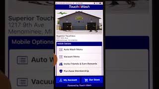 How to use the Touch4Wash App