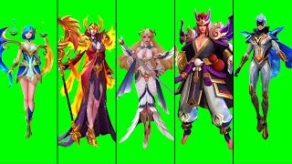 GREEN SCREEN 3D SKIN LUNOX X PHARSA X KADITA X VALIR X VALE