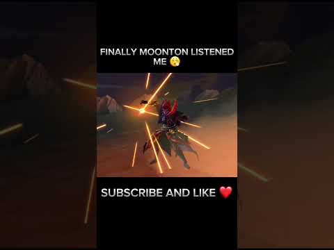 THANKYOU MOONTON 🤗#mobilelegends