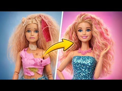 ✨ Old Doll Makeover! Hair, Outfit & Beauty Transformation