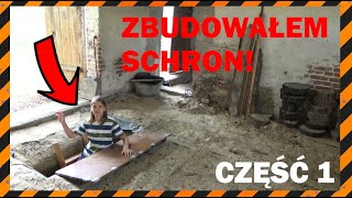 Zbudowałem PRAWDZIWY SCHRON! #1