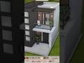 Mini Modern Cube Part 1 🤎#sims4 #thesims4 #sims #thesims #sims4asmr #sims4build #sims4house
