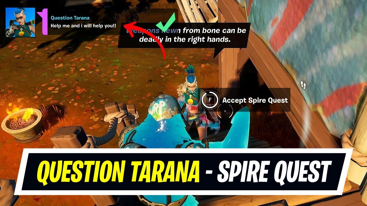 Question Tarana Location How to complete Find Tarana Spire Quest in