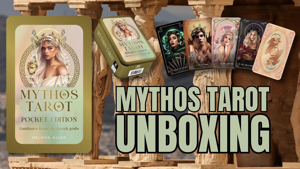 ⚡ Mythos Tarot – Divine Archetypes & Ancient Wisdom in a Pocket Tin ⚡