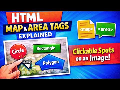 HTML Map and Area Tags Explained | Make Clickable Spots on an Image