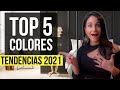 COLOR DEL AÑO 2021 🎨 DISEÑO INTERIORES | TOP 5 Colores Tendencias 2021 Ideas y Tips para Decoración