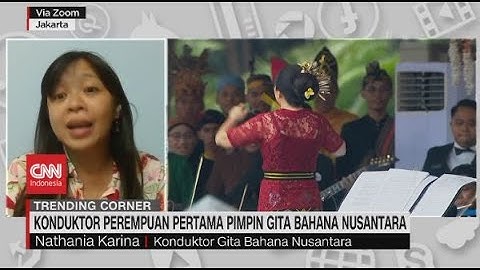 Trending Corner: Konduktor Perempuan Pertama Pimpin Gita Bahana Nusantara