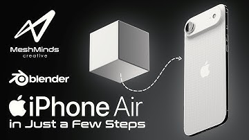 Modeling the iPhone Air in Blender | Complete 3D Tutorial
