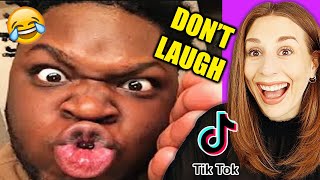 TRY NOT TO LAUGH CHALLENGE (impossible) #funnytiktoks - REACTION
