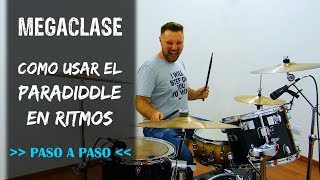Video thumbnail of "RITMOS de BATERIA con PARADIDDLE desde CERO - Clases de batería"