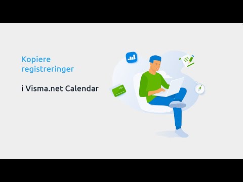 Kopier og flytt registreringer i visma.net Calendar