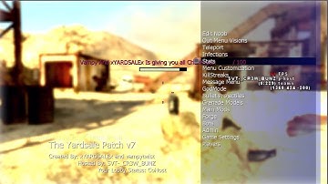 [MW2/1.11] The Yardsale Patch V7 Bypass Mod Menu Hosted by SVTCR3WBUNZ | Jailbreak Needed