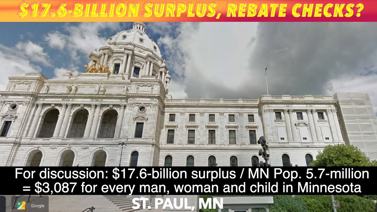 Minnesota s 17 6 Billion Surplus Gov Considers Rebate Checks YouTube