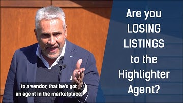 The Highlighter Agent: Are you losing listings to them?