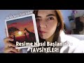 Resme Nasıl Başlanır? KURSA GİTMEDEN!! // çizim teknikleri+ dahası...