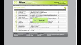 Abtrac Quick Tutorial:- Grid Layout and User Control Settings