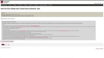 eStudent Tutorial 3   Accepting the Terms and Conditions