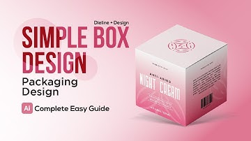 How to Design a Box Packaging in Adobe Illustrator | Packaging Dieline: Trim, Fold, Bleed Area