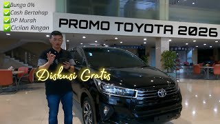 Toyota Kijang Innova Reborn Diesel Tahun 2026 Improvmant terbaru Warna Hitam Harga Termurah