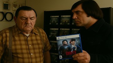 Антон Чигур покупает диск со "смутой"