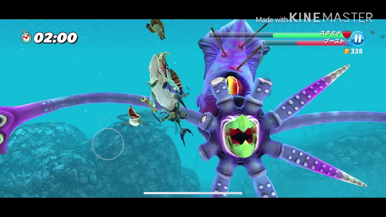 ゾンビシャークでダイオウホウズキイカ倒してみた 下手注意 Youtube