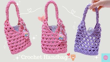Crochet handbag| Hướng dẫn móc chiếc túi cầm tay hoạ tiết tam giác| ChâuCrochet#165