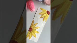 Handmade easy bookmark 🔖🌷🫟#art #trending #painting #diy #artist