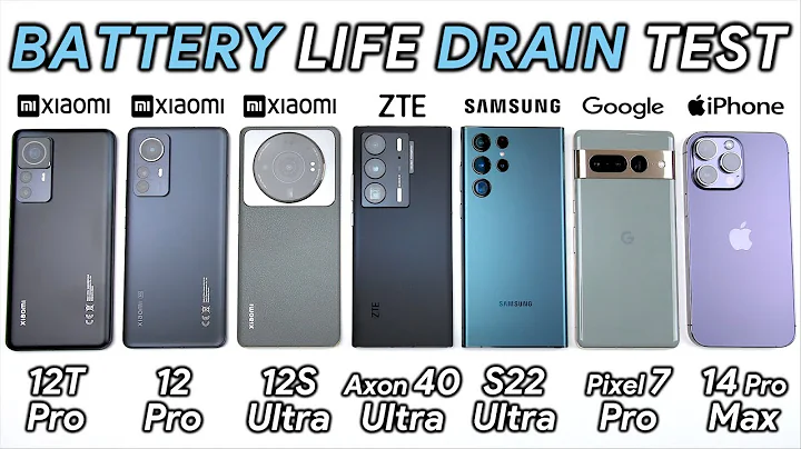 Xiaomi 12T Pro vs 12 Pro vs 12S Ultra / ZTE / Samsung / Pixel / iPhone Battery Life DRAIN Test! - DayDayNews